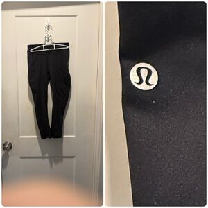 lululemon athletica Women's Black High-Rise Athletic Leggings